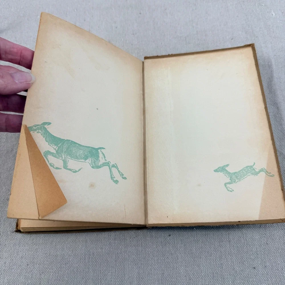Vintage‎ Bambi Felix Salten 1929 Grosset & Dunlap Hardcover Wartime Edition